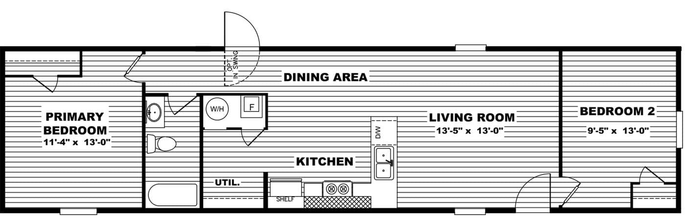 CT Bliss TRS14562A Floor Plan