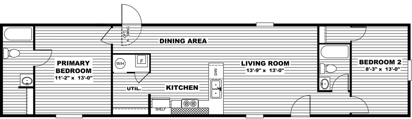 CT Delight TRS14602A Floor Plan