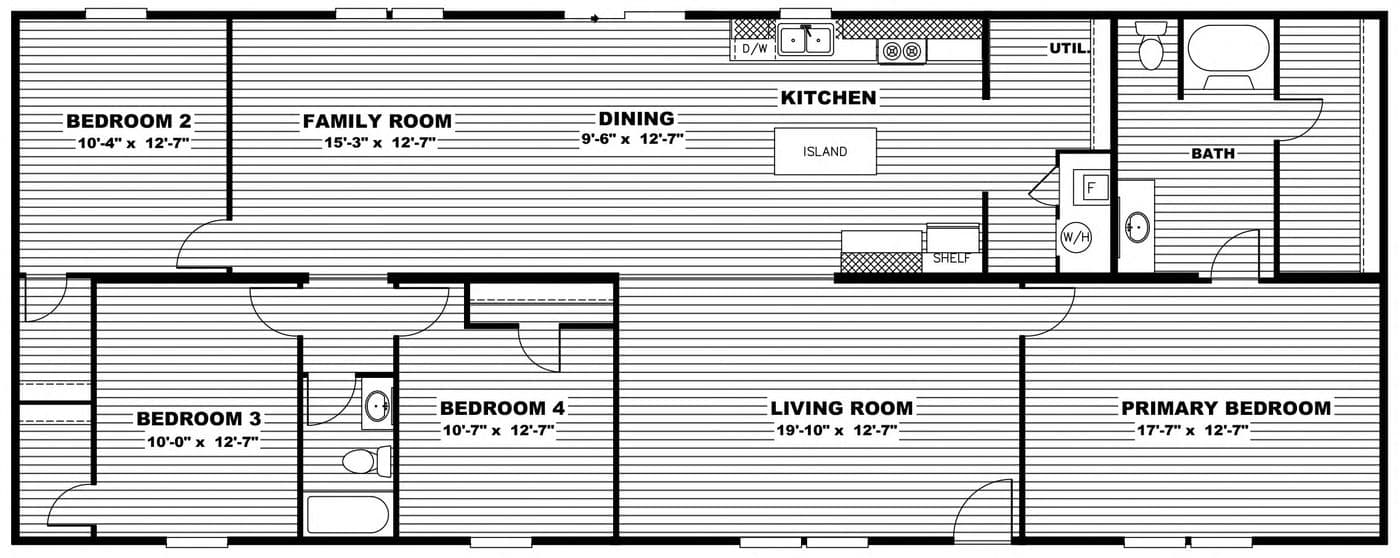 CT Pride TRU28684R Floor Plan