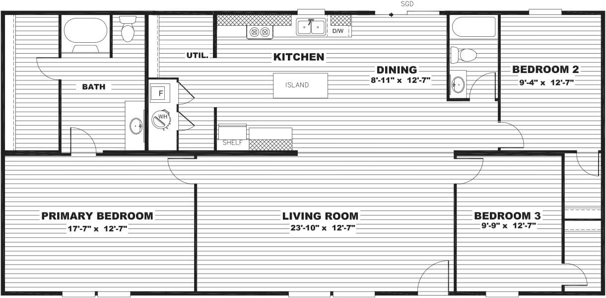 CT Thrill TRU28563R Floor Plan