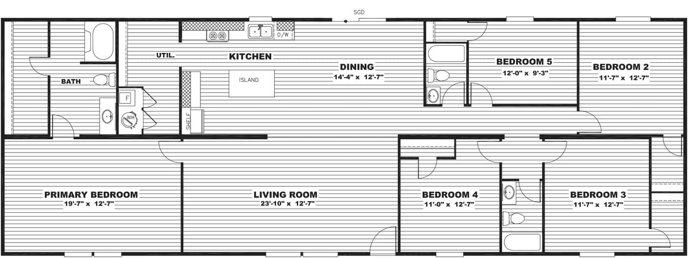 CT Triumph TRU28765A Floor Plan