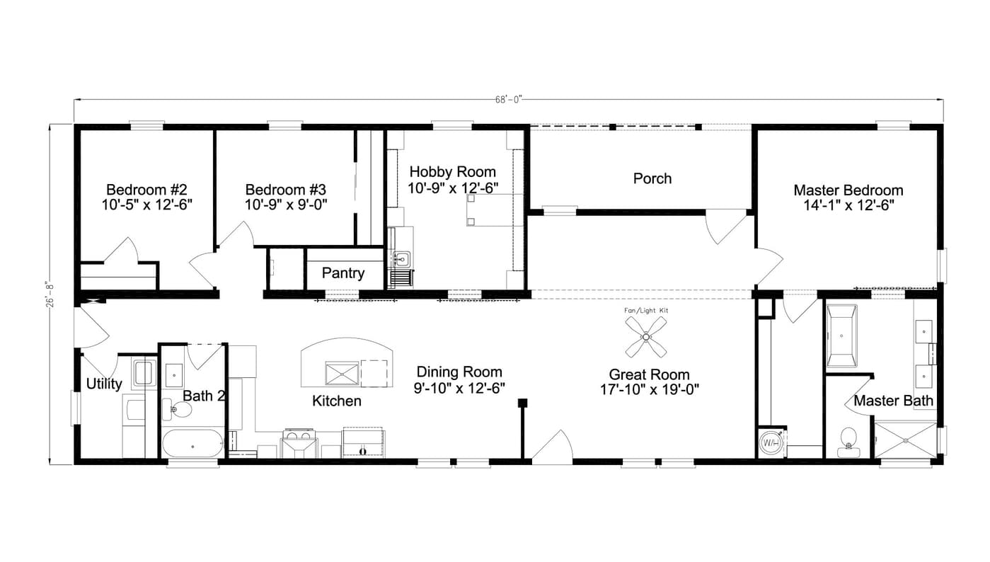 PH Davan 28683A Floor Plan