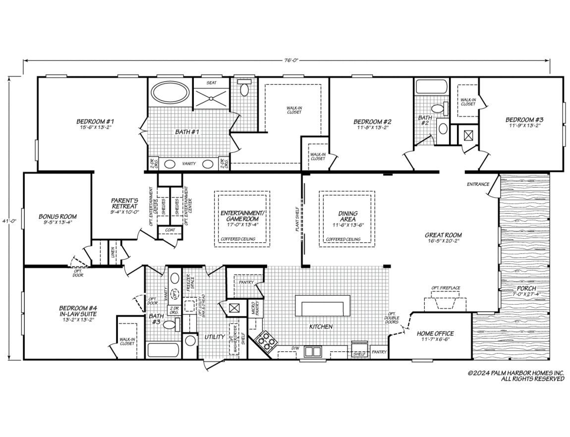 PH La Belle 41764D Floor Plan